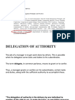 Delegation of Authority: Key to Getting Work Done