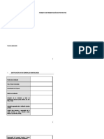 Formato Presentaciòn de Proyectos Con Marco Lògico