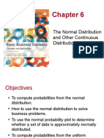 Chapter 6: The Normal Distribution and Continuous Probability Distributions