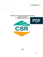 CSR SK016 Seleksi Vendor