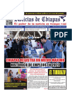 Periódico Noticias de Chiapas, Edición Virtual Martes 11 de Abril de 2023