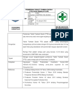 Sop Pemberian TTD Pada Remaja Putri