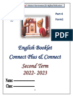 English Booklet Connect Plus & Connect: Second Term 2022-2023