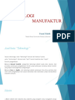 Teknologi Manufaktur: Faisal Habib