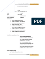 Analisis de Caso Psicopedagogico de Intervencion en Problemas de Aprendisaje