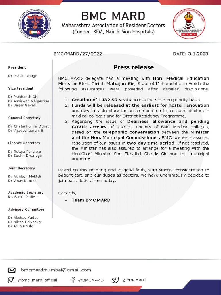 BMC Mard Press Release PDF