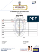 Sample PA 01 - SPMS Weekly Accomplishment Report