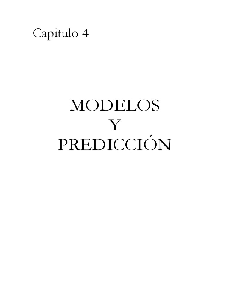 Modelos y predicci n pdf integral ecuaciones