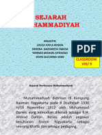 Sejarah Muhammadiyah: Classroom Viii/ 9