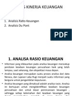 ANALISA KINERJA KEUANGAN