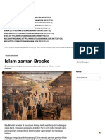 Islam Zaman Brooke - Utusan Sarawak