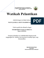 Watikah Pelantikan PRS