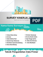 Survey Kinerja Jalan: Insert The Sub Title of Your Presentation