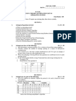 Btech Cs 4 Sem Operating System Cs 403 2017 18