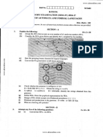 Btech Cs 4 Sem Theory of Automata and Formal Languages Ncs 402 2017