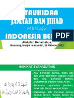 Ketauhidan Jamaah Dan Jihad Indonesia Berkah: Menuju