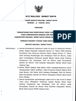 Peraturan Bupati Maluku Barat Daya Nomor: 33 Tahun 2022