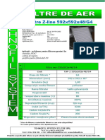 Filtre Z-Line 592x592x48/G4: Produse Ecopur System