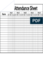 Attendance