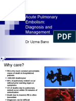 Acute Pulmonary Embolism Final Year