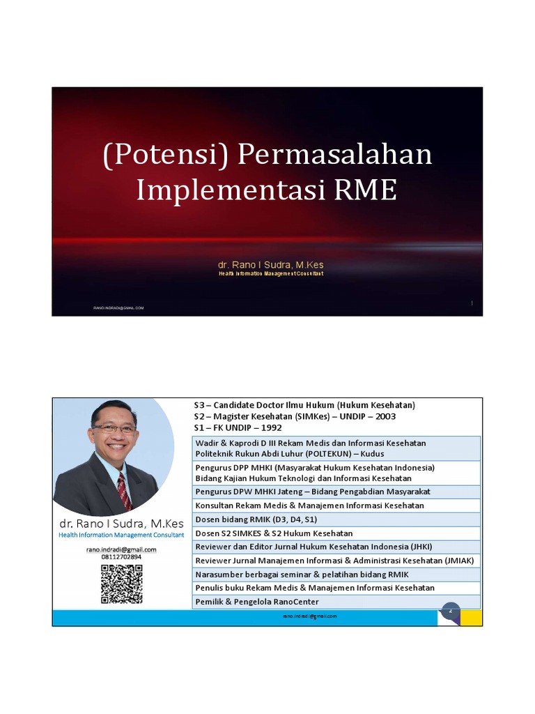 (Potensi) Permasalahan Implementasi RME-handout | PDF | Markup Language ...