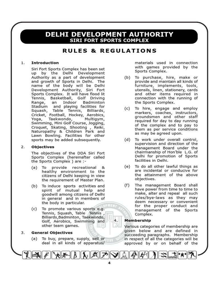Delhi Development Authority: Rules & Regulations | PDF | Payments | Fee
