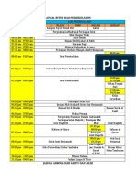 Jadual Rutin Hari Persekolahan