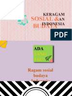 Keragaman sosial budaya Indonesia