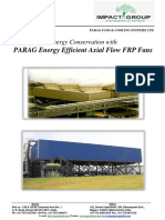 PARAG Energy Efficient Axial Flow FRP Fans