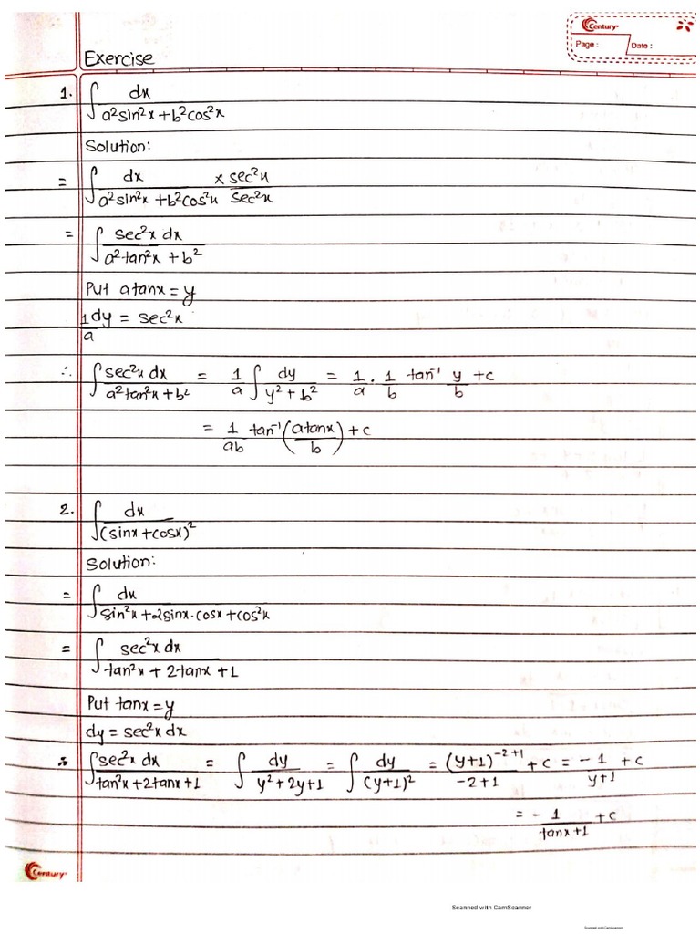 Standard integrals iii pdf