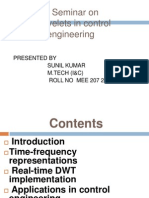 Wavlets in Control Engineering