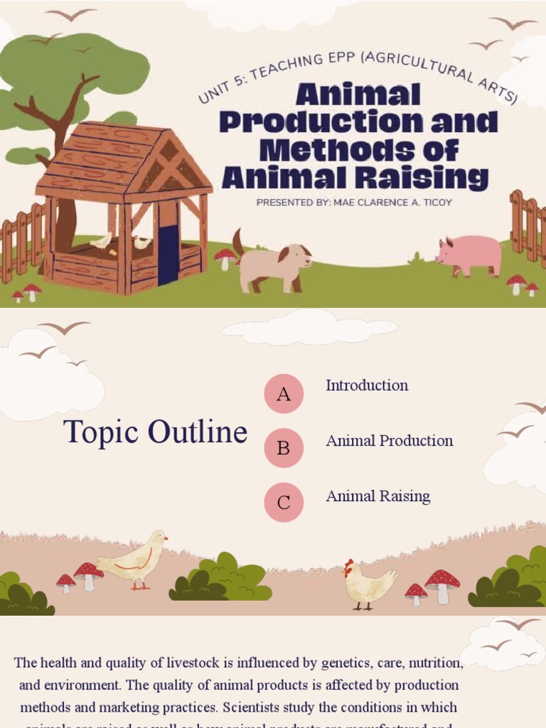 Overview of Animal Production Practices | PDF | Livestock | Farms
