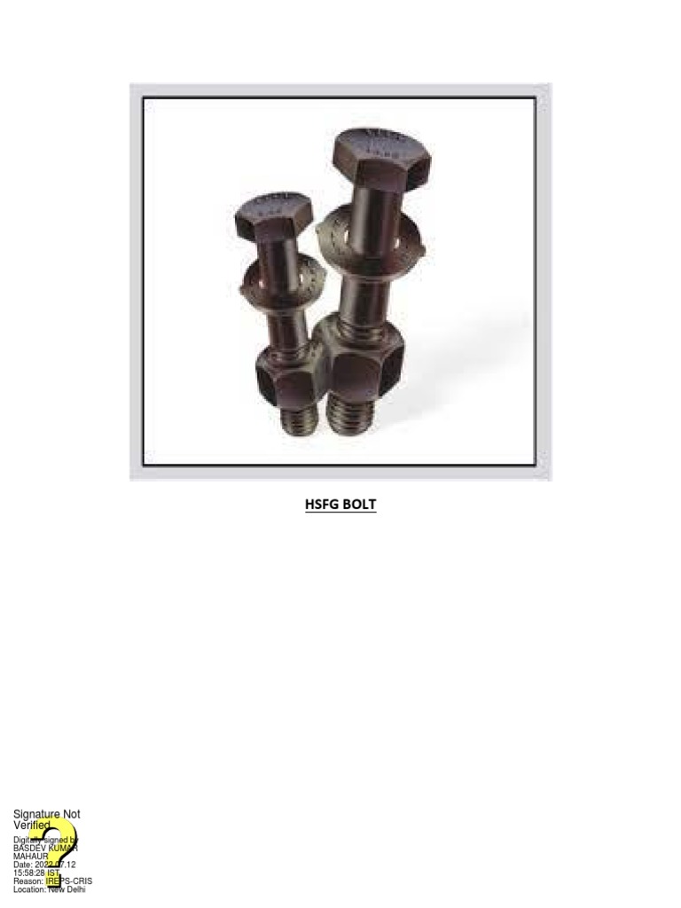 HSFG Bolt Image PDF
