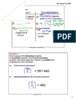 Permutation: Combination