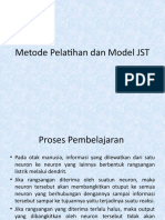 Metode Pelatihan Dan Model JST
