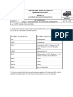 Instalación de sistemas operativos y requisitos mínimos