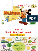 Healthy Lifestyles Boost Longevity