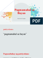 Ang Pagmamahal Sa Bayan