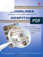 Guidelines For Seismic Vulnerability Assessment of Hospitals