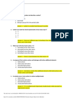 ORGANIC CHEMISTRY MULTIPLE CHOICE QUIZ