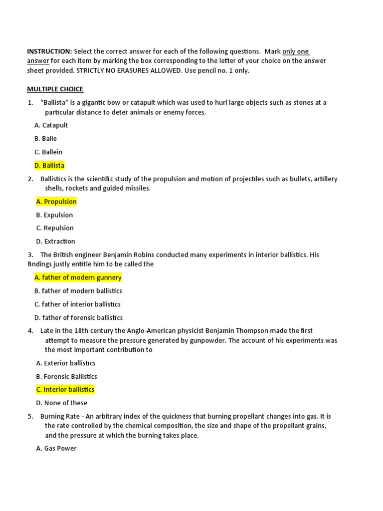 Assorted Questions Set 3 PDF