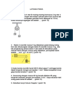 Soal Latihan Dinamika Partikel Dan Gravitasi