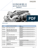 2013 PACCAR MX-13: Diagnostic Service Manual EPA2013
