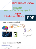 Part 1.1.neural Network and Training Algorithm