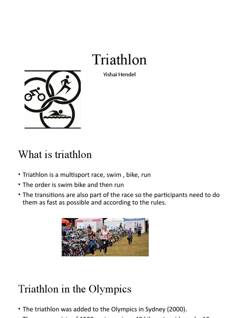 Triathlon Sequence of Events Explained | PDF | Sports & Recreation ...