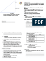 Understanding Culture, Society and Politics Grade 12: Zoom Technical Vocational Training and Assessment Center, Inc