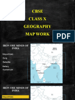 X Cbse Mineral and Energy Resources Mapwork
