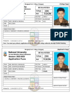 Sirajganj College Admission Form 2022