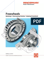 Freewheels. Backstops Overrunning Clutches Indexing Freewheels. Registered Trademark of RINGSPANN GMBH, Bad Homburg