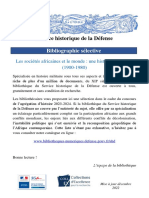 NP - Bibliographie-Les Sociétés Africaines Et Le Monde-Agrégation Externe Histoire Contemporaine 2023